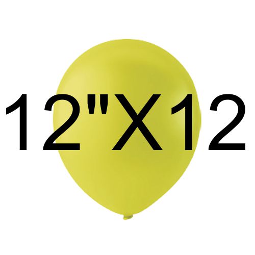 GLOBOS LÁTEX PASTEL #12  X 12 und  