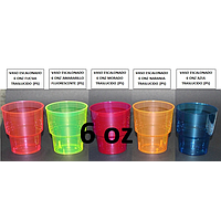 VASOS ACRILICOS ESCALONADOS 6 oz X 25 und